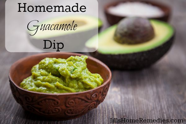 Homemade Guacamole Dip