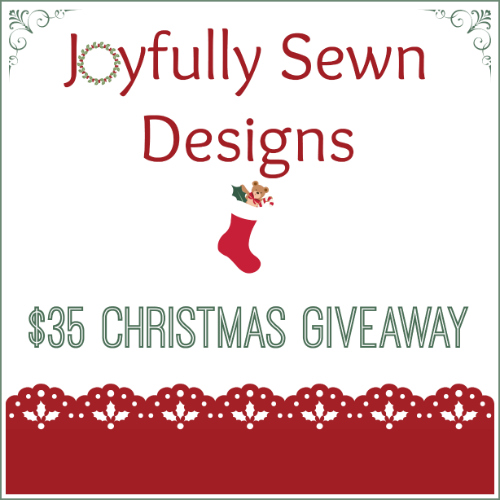 Joyfully Sewn Designs Christmas Giveaway!