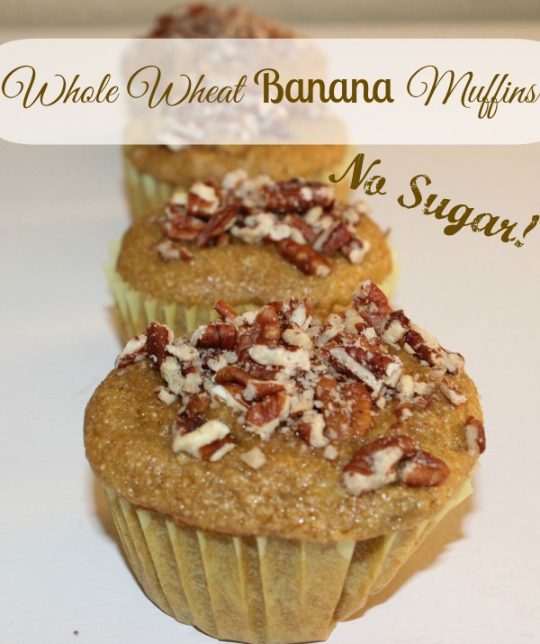 Whole Wheat Banana Muffins