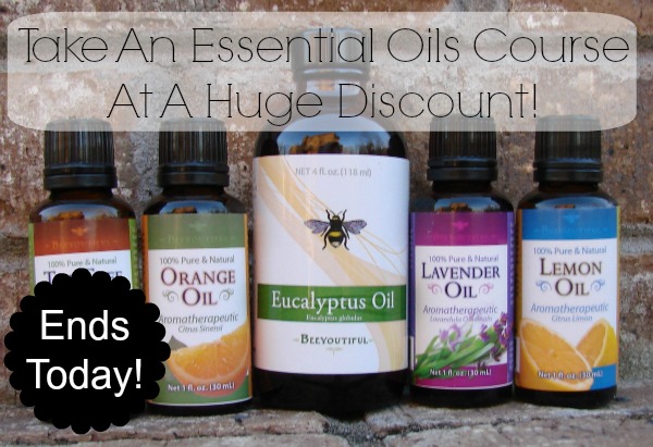 Ends Today: Take An Essential Oils Course At A Huge Discount