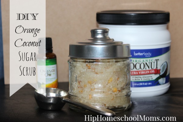 DIY Orange Coconut Sugar Scrub