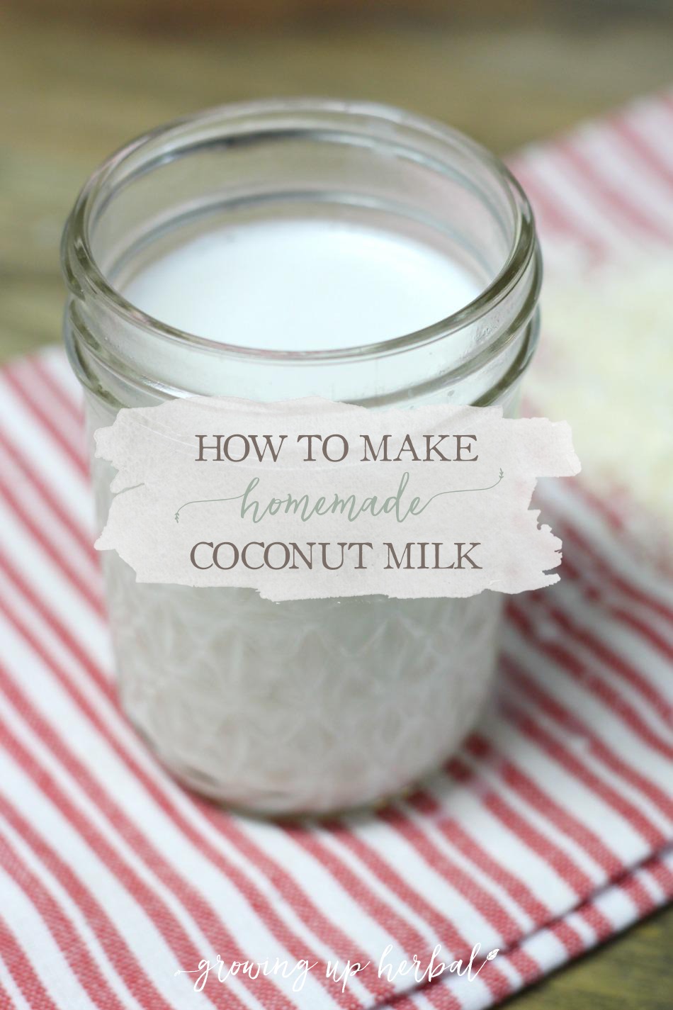 How To Make Homemade Coconut Milk