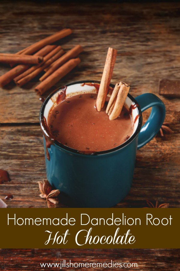 Do you love hot chocolate in the cold winter months? Here's a recipe that includes dandelion root to make it even healthier!