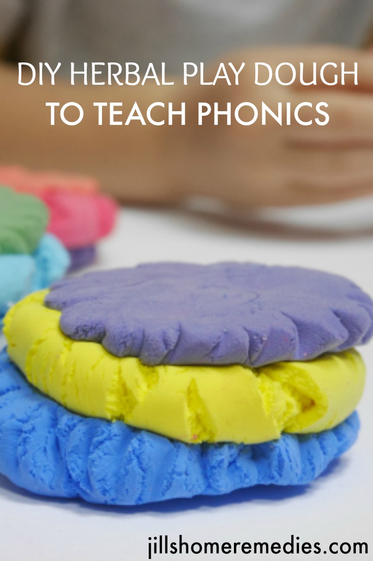 DIY Herbal Play Dough for Phonics