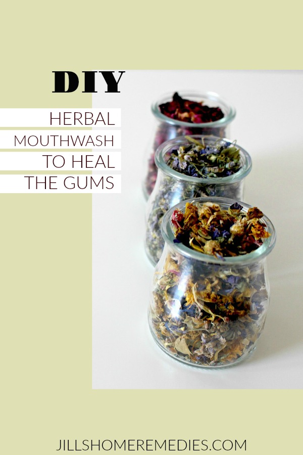 DIY Herbal Mouthwash to Heal The Gums