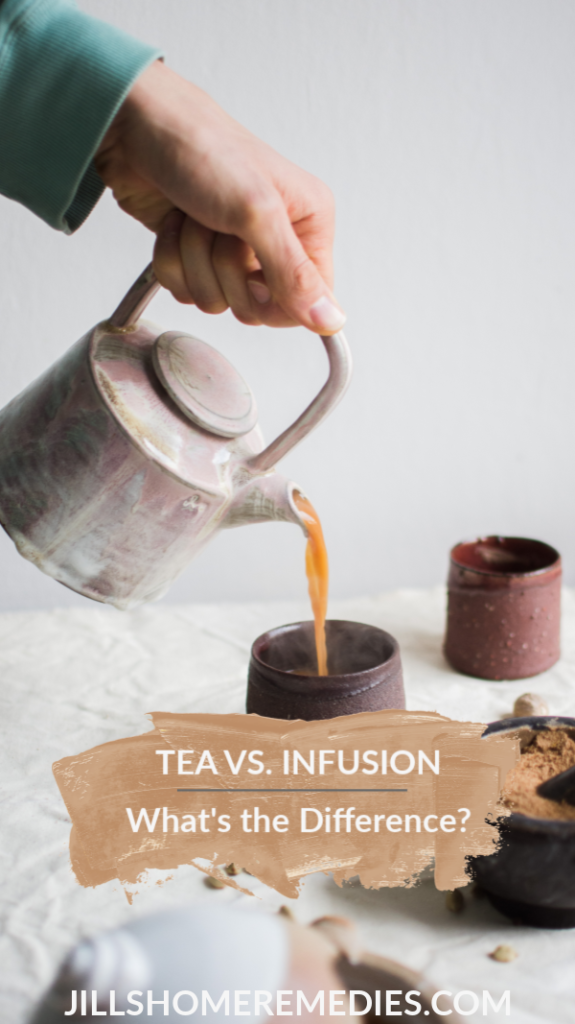 Tea vs. infusion. What's the difference, and when should you use each one? Join me as I give a simple answer to this question!