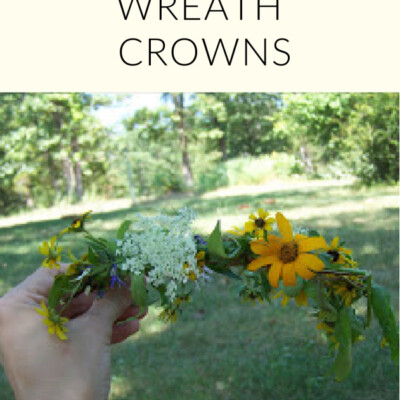 These DIY flower wreath crowns are an educational and fun way to be creative with plants!