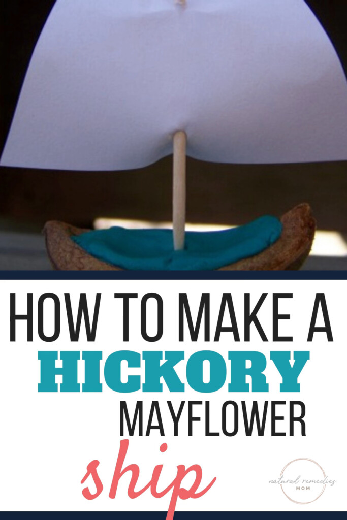 This Mayflower ship is the perfect nature craft to make while sharing the Pilgrim story with your children!