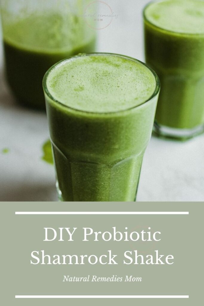 Start your St. Patrick's Day with this Shamrock Shake full of probiotics and healthy herbs! Happy St. Patrick's Day!