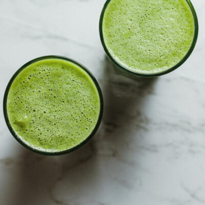 Start your St. Patrick's Day with this Shamrock Shake full of probiotics and healthy herbs! Happy St. Patrick's Day!